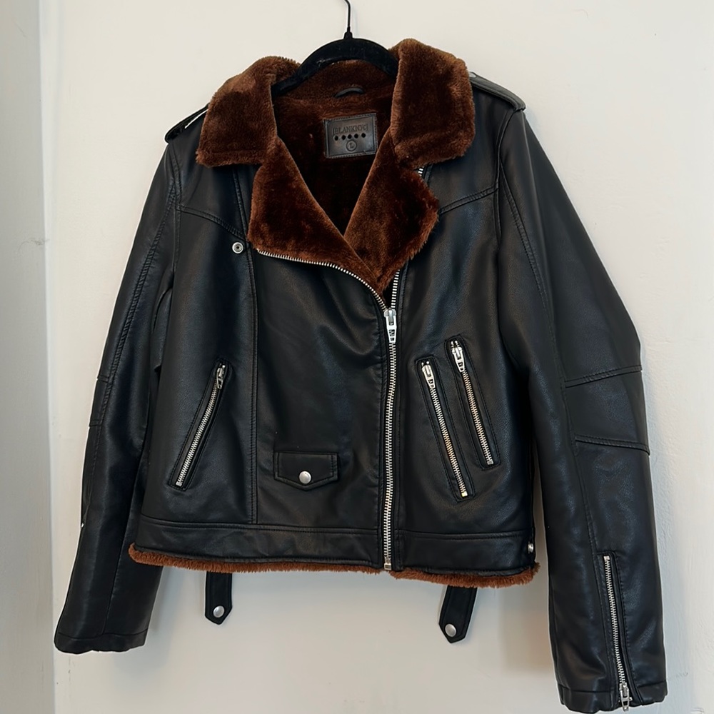 Faux Fur / Leather Jacket